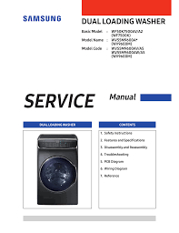 Wait and see if it drains out by itself. Samsung Flexwash Wv55m9600a Series Service Manual Manualzz