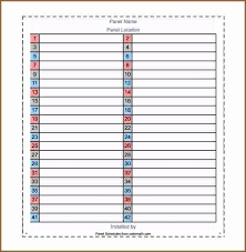 Free printable circuit breaker panel labels. Pin On Example Daily Weekly Schedule Template