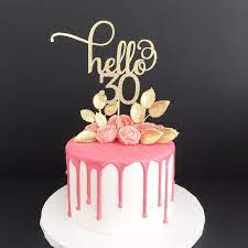 30th Birthday Cake Ideas Girl gambar png