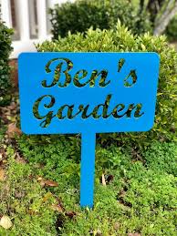 Custom Garden Sign Personalized Garden