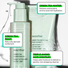 green tea hyaluronic acid face cleanser