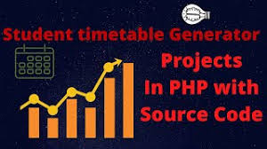student timetable generator in php with