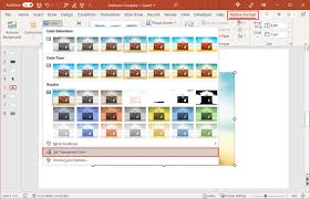 background transpa in powerpoint