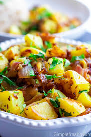south indian boiled potato fry easy