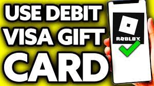 debit visa gift card on roblox 2024