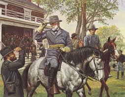 Image result for lee surrenders at appomattox