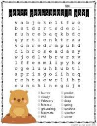 Students don't even know they are learning a valuable skill everytime they complete a word search. Groundhog S Day Word Search Freebie Groundhog Day Activities Groundhog Day Groundhog