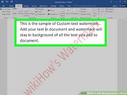 5 Easy Ways To Add Backgrounds In Word Wikihow