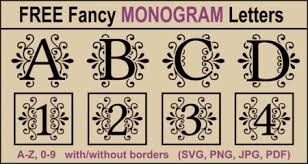 decorative letters large monogram