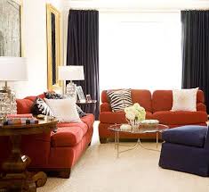 Red Living Rooms