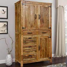 avon pioneer rustic solid wood armoire