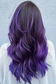 There are many artificial hair colors that keep the hairs colored for a week or so, and after just 2 to 3 washes, they fade away. The Packed Collection Of The Most Vivid Purple Ombre Hair Ideas