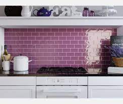 Kitchen Splashback Tiles Purple Kitchen