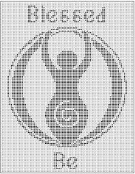 Blessed Be Afghan Pattern Craftsy Pagan Cross Stitch