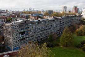 It was built as a council housing estate with homes spread across 'streets in the sky': Lived Brutalism Portraits From Robin Hood Gardens Housing Estate In Pictures Art And Design The Guardian