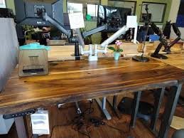 An uplift desk can solve this problem easily, go through this uplift desks review to find the best best for sit/stand: Uplift Desk On Twitter If You Ve Been Wondering What Our New Standing Desks With Solid Wood Tops Look Like In Person This Post Is For You Featured In Order Are Our Pheasantwood