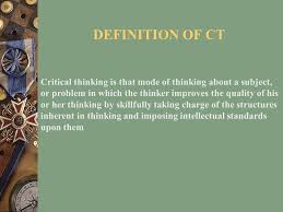 Critical Thinking  Problem Solving  and Critical Reading JCTC DT     Teachers  Resource Centre