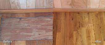 proper hardwood flooring repair