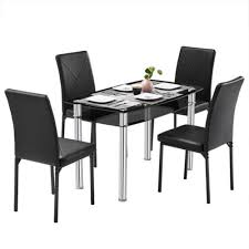 Chairs Table Glass Metal