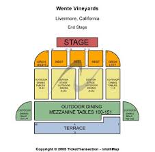 Wente Vineyards Tickets And Wente Vineyards Seating Chart