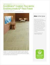 ecoworx carpet tile with ecosolution q