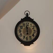 Large Retro Wall Clock Hanging Wall Clock