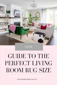 size for your living room rug