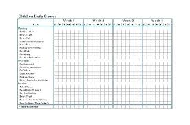 Life Storage Free Printable Chore Chart Template Daily Tasks Sticker