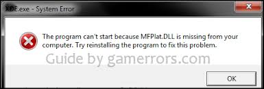 fix mfplat dll is missing issue