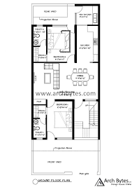 House Plan For 27x65 Feet Plot Size 195