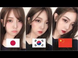 por east asian makeup style