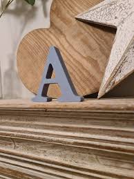Wooden Letter A Personalised Name