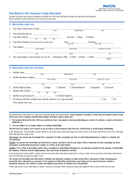 metlife claim form fill out