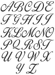 moldes de letras cursivas para imprimir