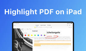 how to highlight pdf on ipad using 3