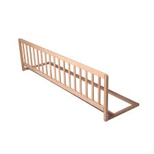 safetots extra wide wooden bed rail natural