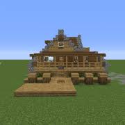 It is very snowy around the house and the torches are lighting up the place nicely. Search Wooden Cabin Blueprints For Minecraft Houses Castles Towers And More Grabcraft