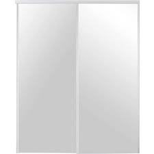 White Mirror Sliding Door 341420