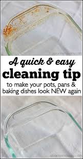 Baked Dishes Cleaning S Easy Cleaning