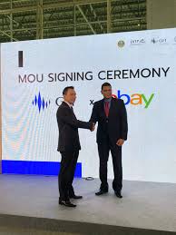 ebay signs mou with gem and jewelry