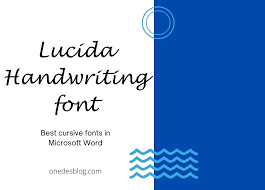 9 best cursive script fonts in word