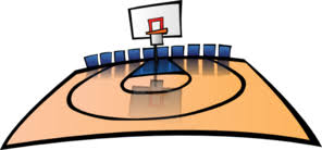 cartoon basketball court clip art at