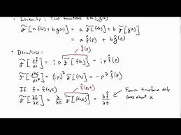 Fourier Transform Technique For Solving