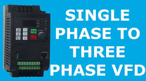 single phase to three phase variable