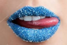 blue lips stock photo by sergeytay