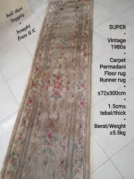permadani aubusson runner rug carpet