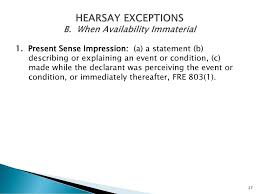 Hearsay Exceptions In Probate Estate Proceedings Ppt