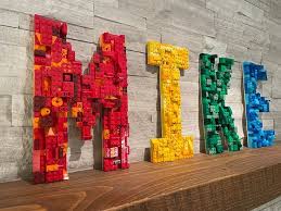 Lego Letters Lego Wall Lego
