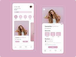 beauty service booking app by