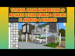 tutorial dasar home design 3d aplikasi